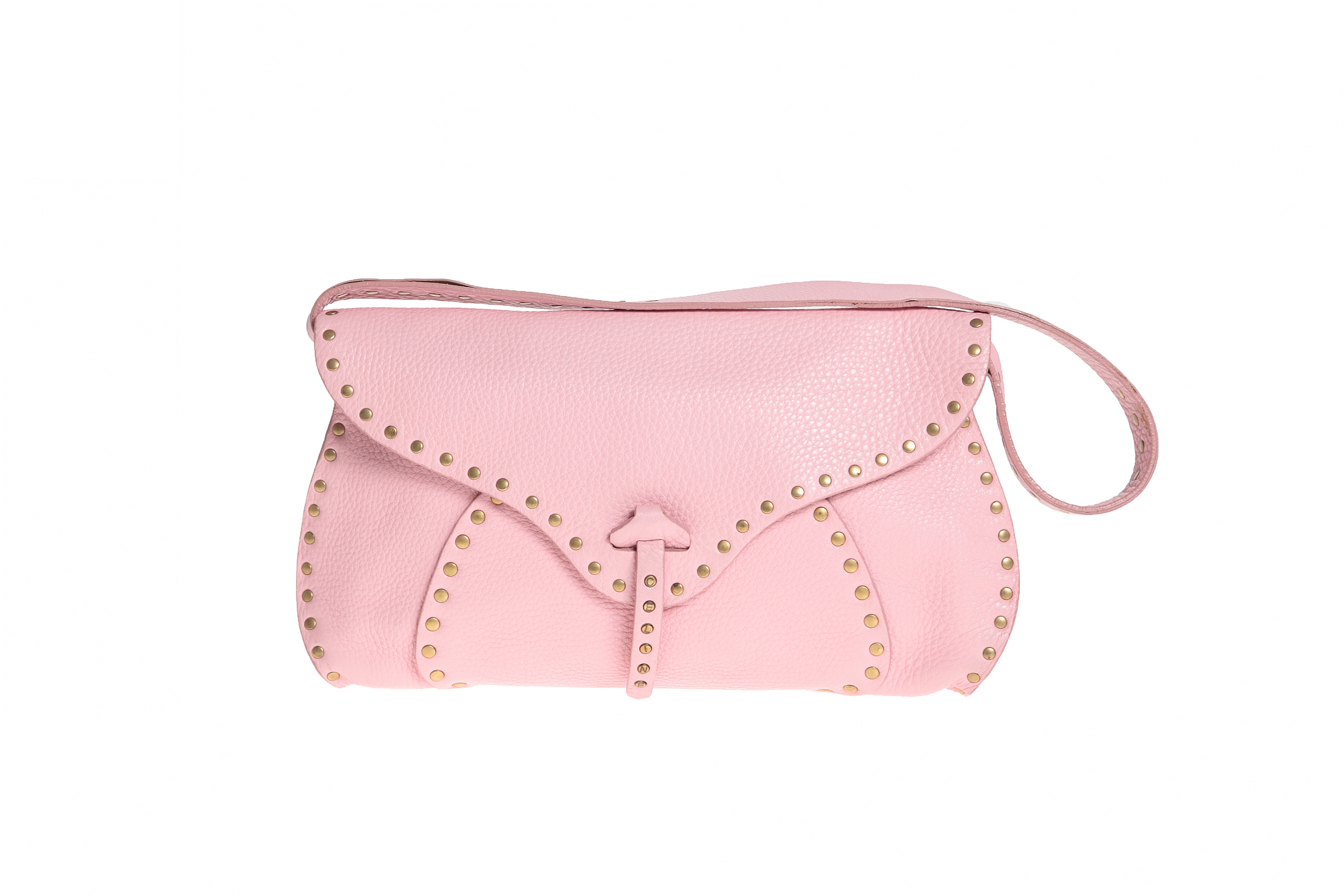 celine pink leather handbag  